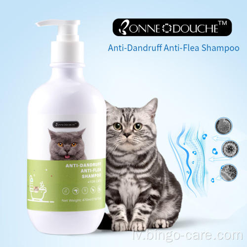Pretblaugznu šampūns pret blusu kaķiem